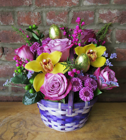 Easter Egg Basket - Violet