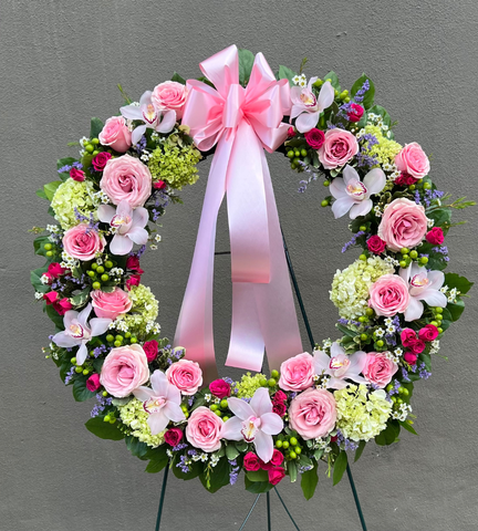 Parisian Rose Wreath