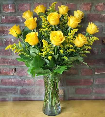 Dozen Yellow Roses