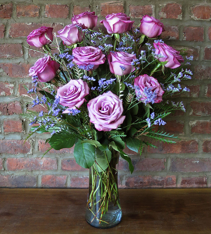lavender rose plants Dozen Lavender Roses